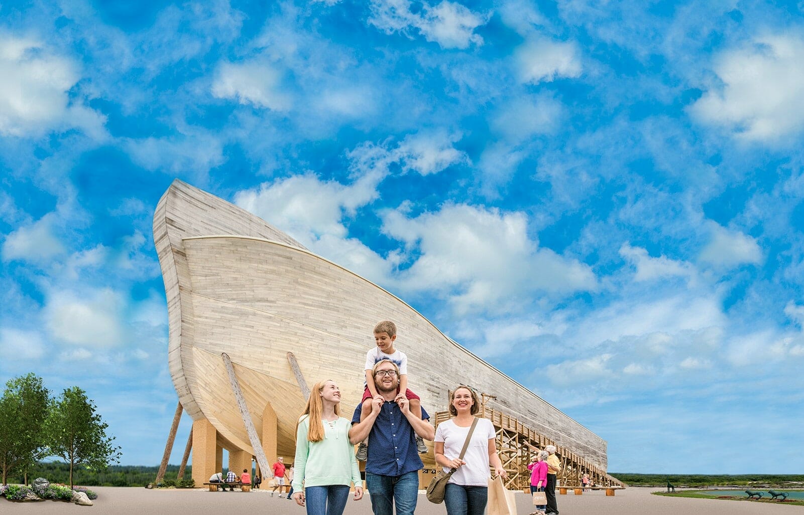 The Ark museum outside
